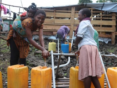 Piped water project in Goma
